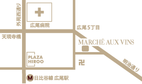 Marche aux Vins マルシェ　オーヴァン 地図